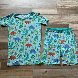 Little Sleepies bamboo short sleeve and shorts set, size 12-14